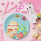 イースターカラフル卵 ペーパープレート (パーティー)