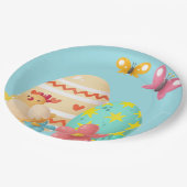 イースターカラフル卵 ペーパープレート (アングル)