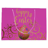 イースターカラフル卵 ラージペーパーバッグ (裏面)