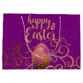 イースターカラフル卵 ラージペーパーバッグ (裏面)