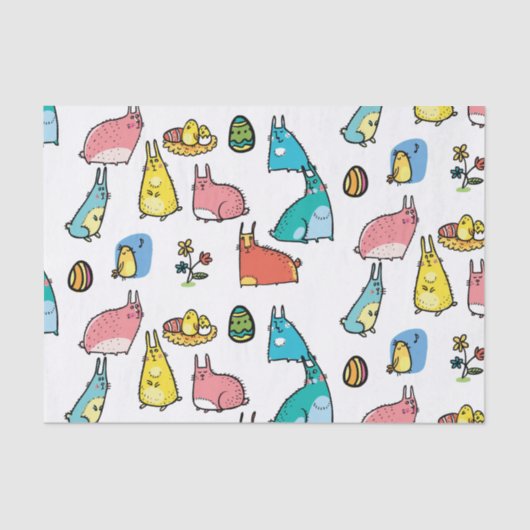 イースターカラフル 薄葉紙 (正面)