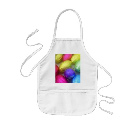 イースターカラーのキッズエプロン 子供用エプロン (正面)