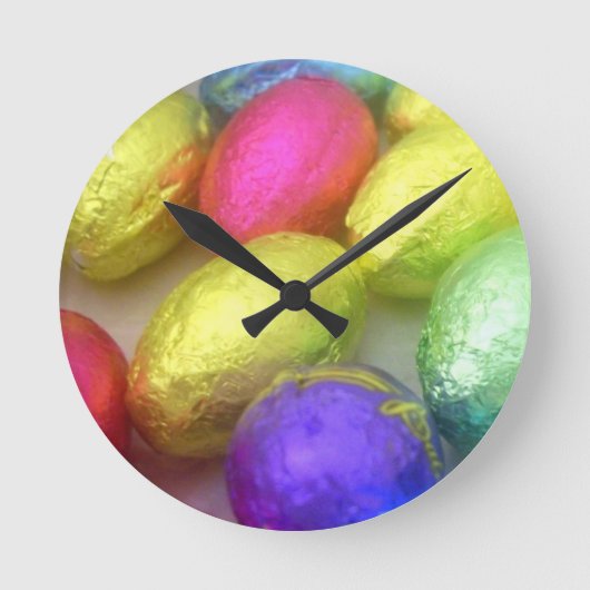'イースターカラー'ウォールクロック ラウンド壁時計 (正面)