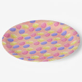 イースターカラー卵 ペーパープレート (アングル)