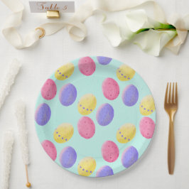 イースターカラー卵 ペーパープレート