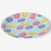 イースターカラー卵 ペーパープレート (アングル)