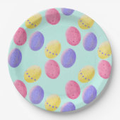 イースターカラー卵 ペーパープレート (正面)