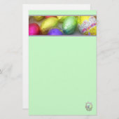 イースターカラー文房具(春緑) 便箋 (正面/裏面)