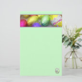 イースターカラー文房具(春緑) 便箋 (スタンド正面)