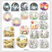 イースターカントリーシーン シール (シート)