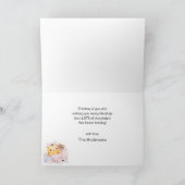 イースターカードかわいい雛の卵グリーティンおもしろいグカード サンキューカード (内部)