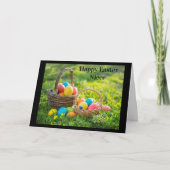 イースターカードで「HOP TO IT NIEE」とおもしろいを持つ カード (正面)