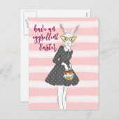 イースターカードにはイースターカードが入っている シーズンポストカード (正面/裏面)