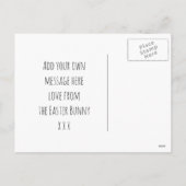 イースターカードにはイースターカードが入っている シーズンポストカード (裏面)