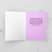 イースターカードに隠れるバニー サンキューカード (内部)