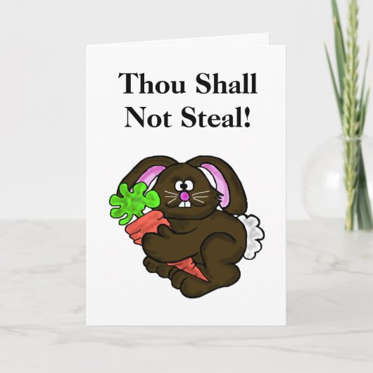 イースターカードを盗まおもしろいないでください シーズンカード (正面)