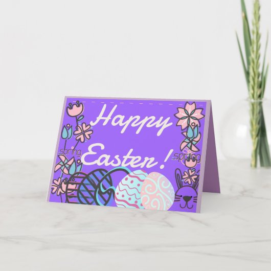 イースターカードデザイン シーズンカード (正面)