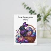 イースターカードブライト美しいバニーデザイン シーズンカード (スタンド正面)