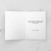 イースターカードラビットと卵イラストレーション シーズンカード (内部)