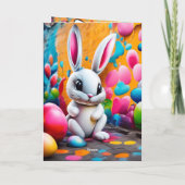 イースターカード。:-) カード (裏面)