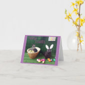 イースターカード カード (黄色い花)