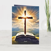 イースターカード。:-) カード (裏面)