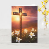 イースターカード。:-) カード (黄色い花)