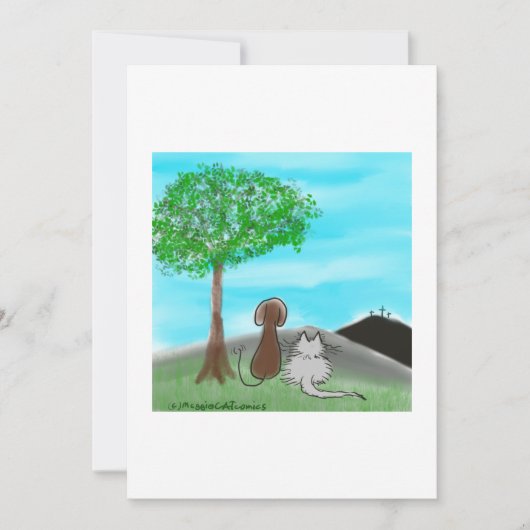 イースターカード サンキューカード (正面)