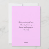 イースターカード シーズンカード (裏面)