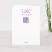 イースターカード シーズンカード (裏面)