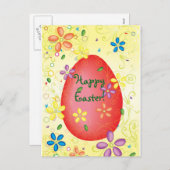 イースターカード シーズンポストカード (正面/裏面)