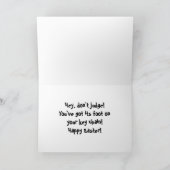 イースターカード、ニューファウンドランド犬 シーズンカード (内部)