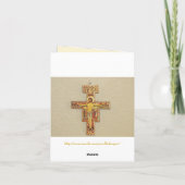 イースターカード--フランシスコ会の十字 シーズンカード (裏面)
