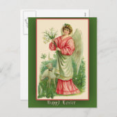 イースターカード(ヴィンテージイラストレーション) シーズンポストカード (正面/裏面)