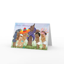 イースターカード(ヴィンテージ子)