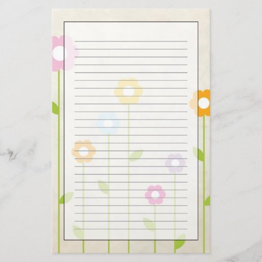 イースターカード 便箋 (正面)