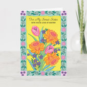 イースターカード: 私の甘い姉妹のため シーズンカード (正面)