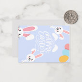 イースターカード（青） ノートカード (正面/裏面インサイチュ)