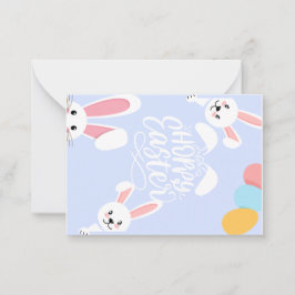 イースターカード（青） ノートカード