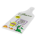 イースターガラスのカッティングボードの恐竜 カッティングボード (角)