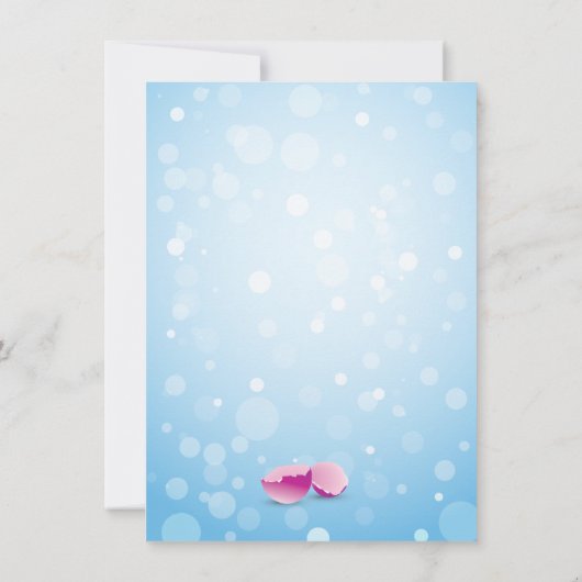 イースターガーデンエッグ狩りパーティの招待状 招待状 (裏面)