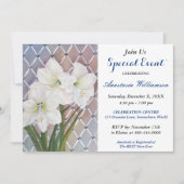 イースターガーデンパーティーイベント招待状 招待状 (正面)