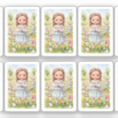 イースターガール シール (正面)