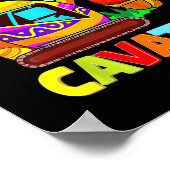 イースターキッズ幼児卵狩り卵おもしろいキャベター ポスター (角)