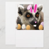 イースターキツネザル 便箋 (正面/裏面)