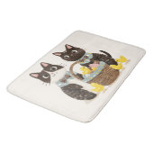 イースターキャッツイースターバスケットベビーチックス バスマット (アングル)