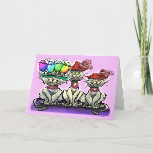 イースターキャッツカード カード (正面)