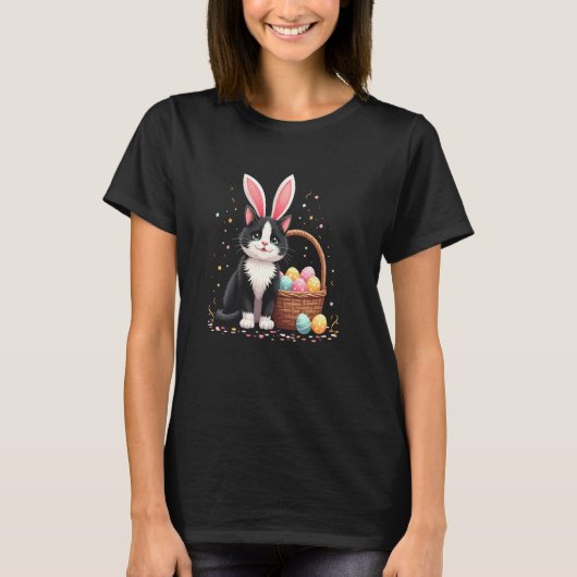 イースターキャットエッグ Tシャツ (正面)