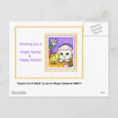 イースターキャット&シック葉書 シーズンポストカード (裏面)