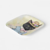 イースターキャット ペーパープレート (傾斜あり)